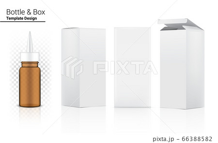 Glossy Transparent Amber Bottle Tube Mock up Glossy Transparent Amber Bottle Tube Mock up 66388582