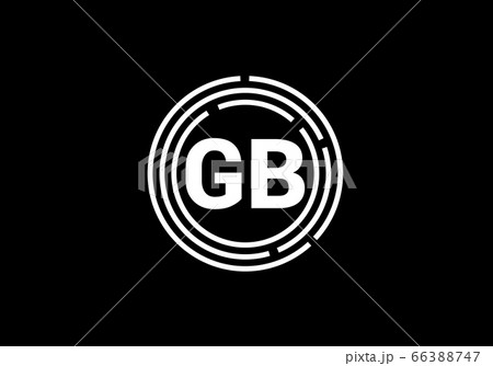Initial Monogram Letter GB Logo Design Vector Template. GB Letter Logo Design 66388747