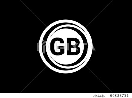 Initial Monogram Letter GB Logo Design Vector Template. GB Letter Logo Design 66388751