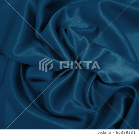 Smooth elegant blue silk or satin luxury cloth 66389331