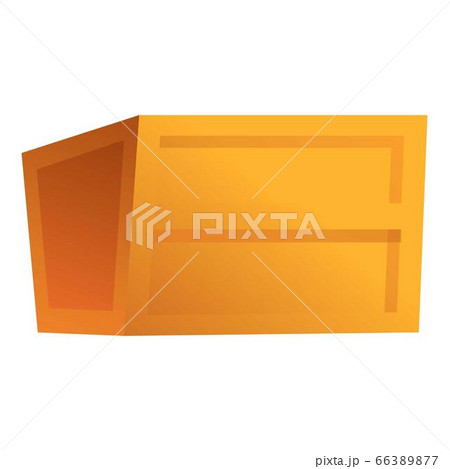 Parcel box icon, cartoon style 66389877