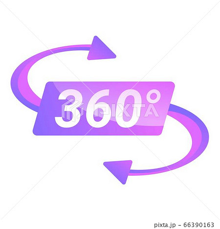 Vr panoramic icon, cartoon style Vr panoramic icon, cartoon style 66390163