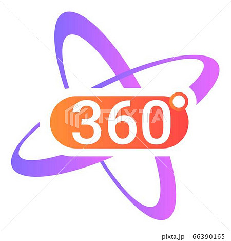 Circle virtual reality icon, cartoon style 66390165