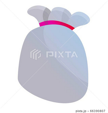Donation sack icon, cartoon style 66390807