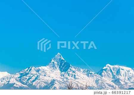 Machapuchare Mountain Nepal Fish Tail Mountain in Nepal. 66391217
