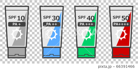 Sunscreen types - Stock Illustration [66391466] - PIXTA