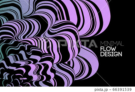Vector Modern abstract design background Flow motion 66391539