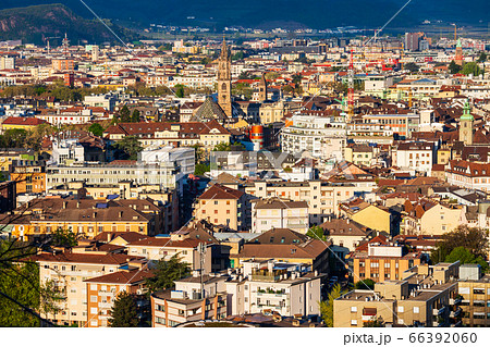 Bolzano aerial panoramic view, Italy Bolzano aerial panoramic view, Italy 66392060