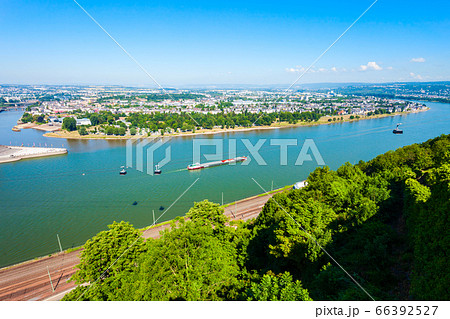 Koblenz city skyline in Germany 66392527
