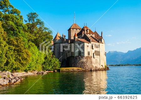 Chateau Chillon Castle in Switzerland Chateau Chillon Castle in Switzerland 66392625