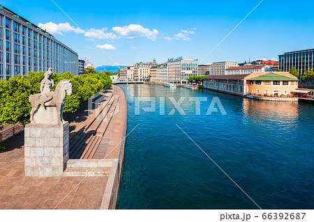 Geneva panoramic view in Switzerland Geneva panoramic view in Switzerland 66392687