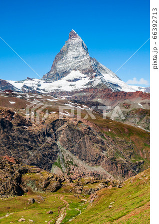 Matterhorn mountain range in Switzerland 66392713