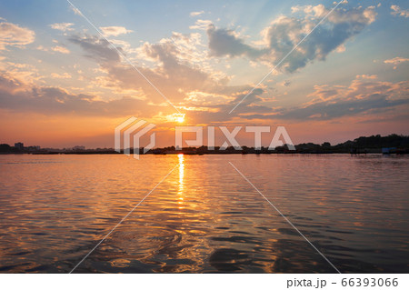Sunset at Keshi Ghat, Vrindavan 66393066