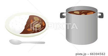カレーライスのイラスト素材