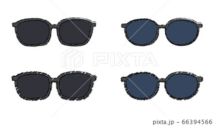 サングラスのイラスト素材