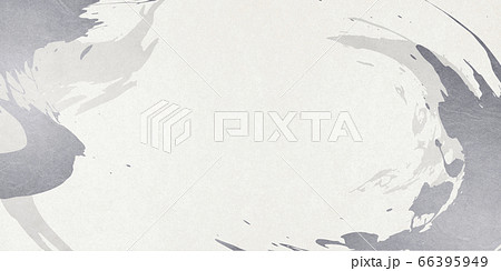 和風背景素材 毛筆で描いたような躍動感のある線のイラスト素材