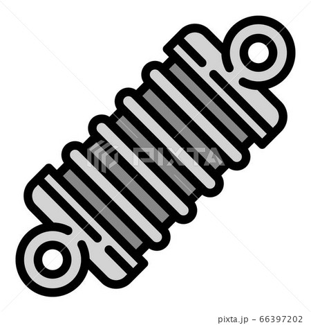 Car spring icon, outline style 66397202