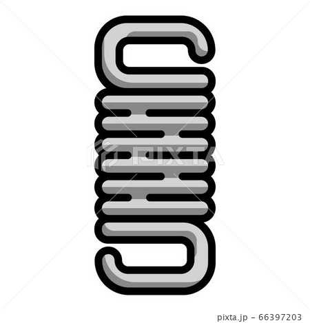 Coil spring icon, outline style 66397203