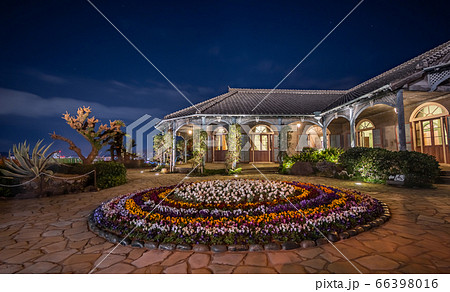 長崎　グラバー園　観光地　夜景 66398016