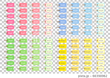 Tag material set 66398962