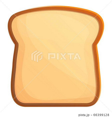 Bread toast icon, cartoon style Bread toast icon, cartoon style 66399128