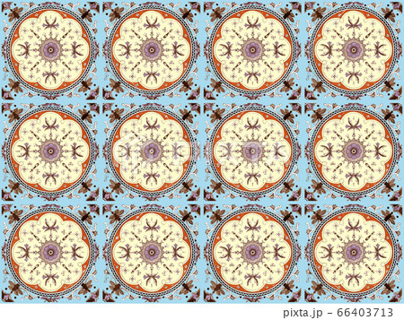 Colorful vintagmoroccan tile pattern Colorful vintagmoroccan tile pattern 66403713