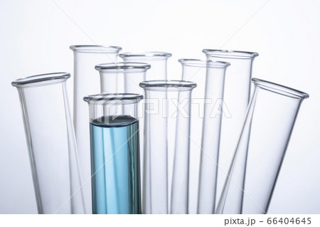 Studio shot of test tubes 66404645