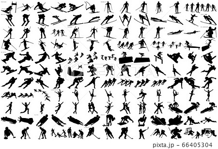 ウィンタースポーツシルエット名称 66405304