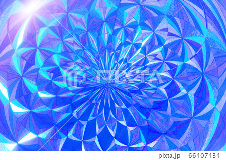ホログラム背景素材 青のイラスト素材