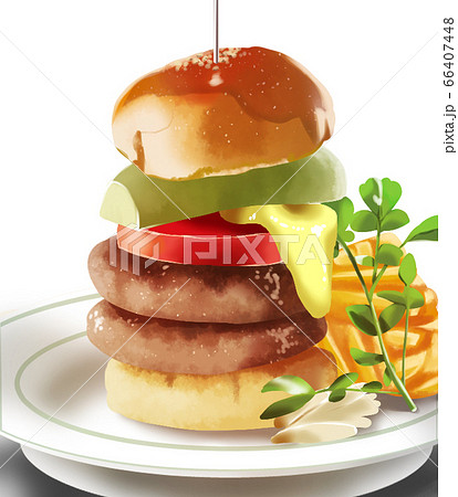 パティたっぷりのハンバーガーセット 66407448