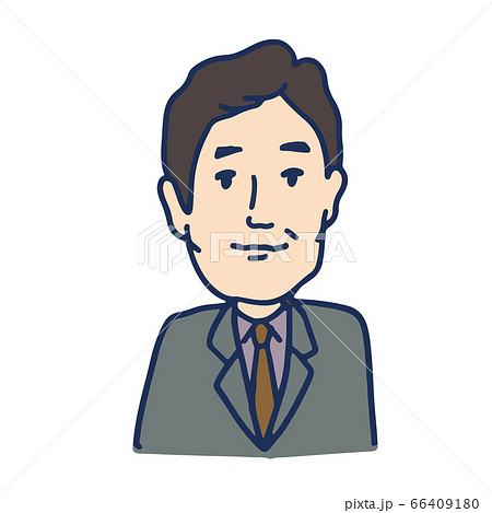 スーツの中年男性 66409180