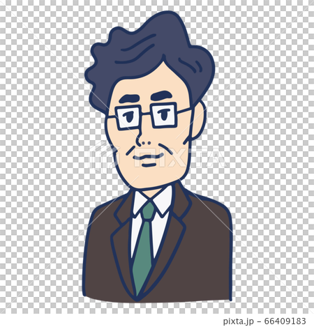 ダンディーな中年男性 66409183
