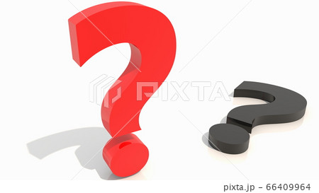 Two question mark concept in red and black Two question mark concept in red and black 66409964
