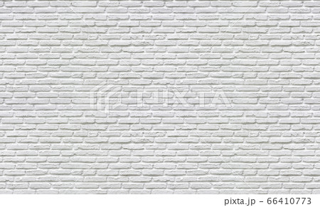 the pattern or texture of the white wall of bricks use for background or backdrop 66410773