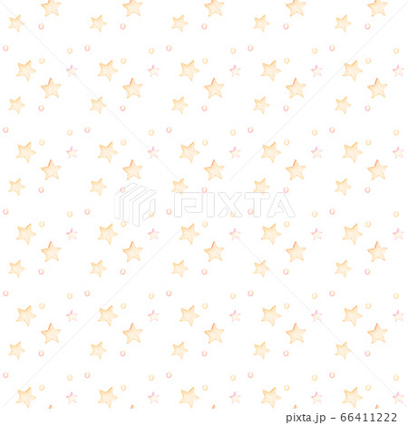 シームレスパターン・白金の星柄背景 66411222