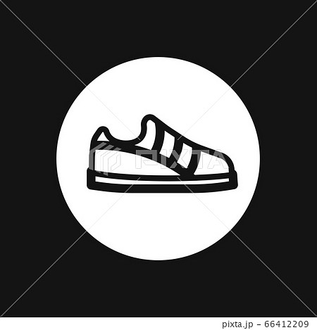Sneakers vector icon, shoes symbol isolated on Sneakers vector icon, shoes symbol isolated on 66412209
