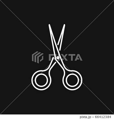 Scissors icon. Vector scissors isolated on Scissors icon. Vector scissors isolated on 66412384