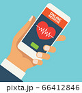 order online medicine on smartphone application. vector illustration 66412846