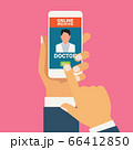 order online medicine on smartphone application. vector illustration 66412850