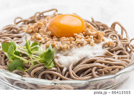 とろろ納豆そば 66413503