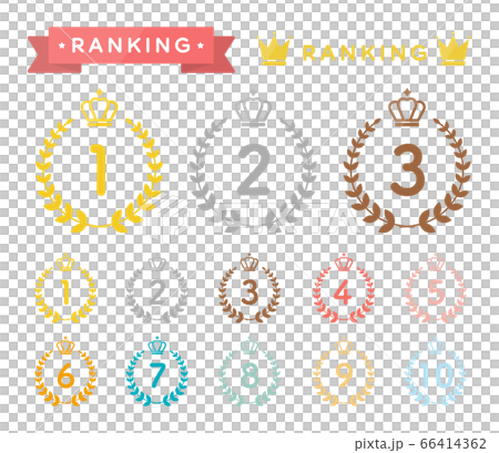 Ranking icon set / rank / illustration Ranking icon set / rank / illustration 66414362