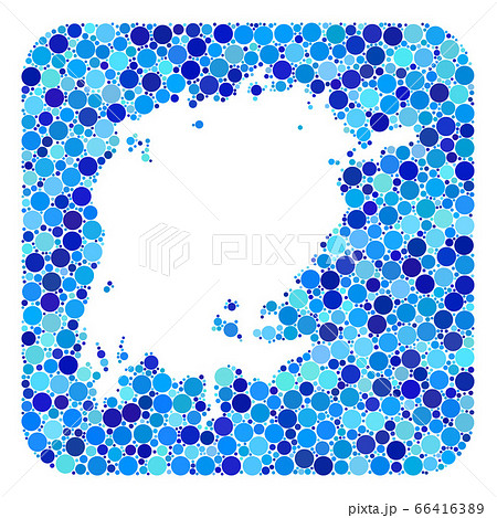 Map of Victoria Lake - Dotted Collage with Hole Map of Victoria Lake - Dotted Collage with Hole 66416389