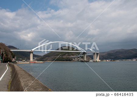 広島県福山市 内海大橋 うつみおおはし の写真素材