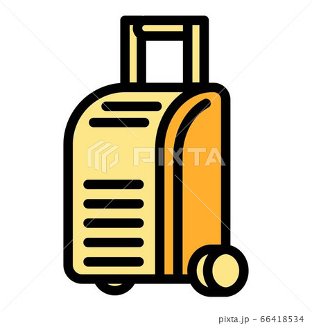Backpack icon shape black vector or travel bag - Stock Illustration  [93021396] - PIXTA