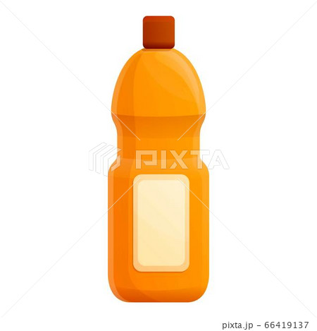 Bath bottle cleaner icon, cartoon style 66419137