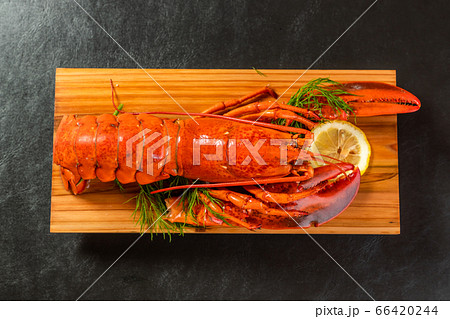 グランピングバーベキュー Wood Plank barbecue of seafood グランピングバーベキュー Wood Plank barbecue of seafood 66420244