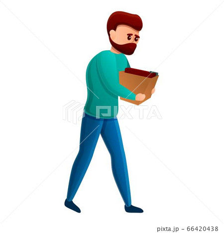 Unemployed hipster icon, cartoon style Unemployed hipster icon, cartoon style 66420438