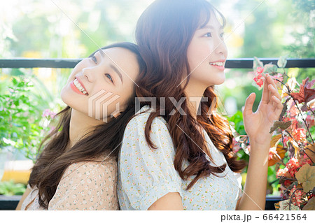 Women, couple, lifestyle 66421564