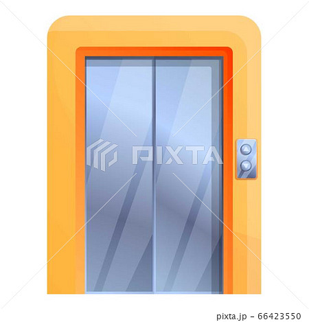 Apartment elevator icon, cartoon style Apartment elevator icon, cartoon style 66423550