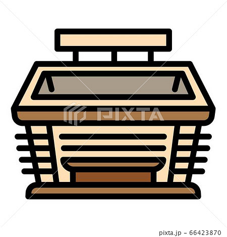 Sport city arena icon, outline style 66423870